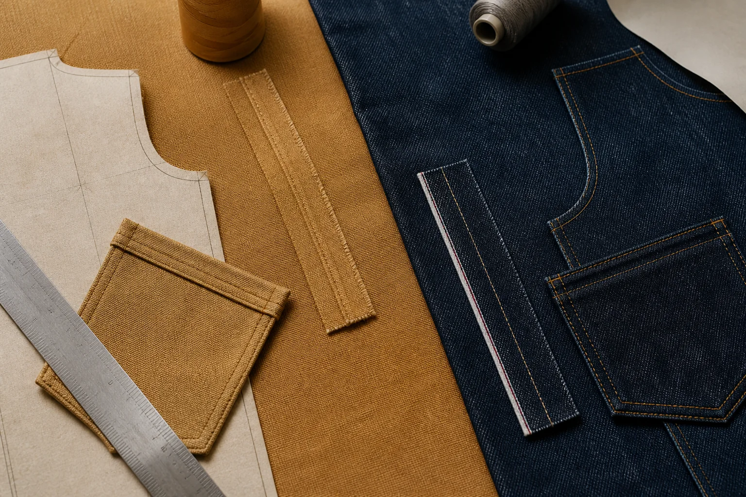 Duck Canvas vs Denim for Workwear Programs