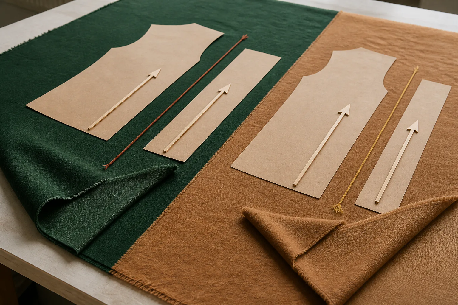 Fabric Grain, Nap and One-Way Cutting for Apparel