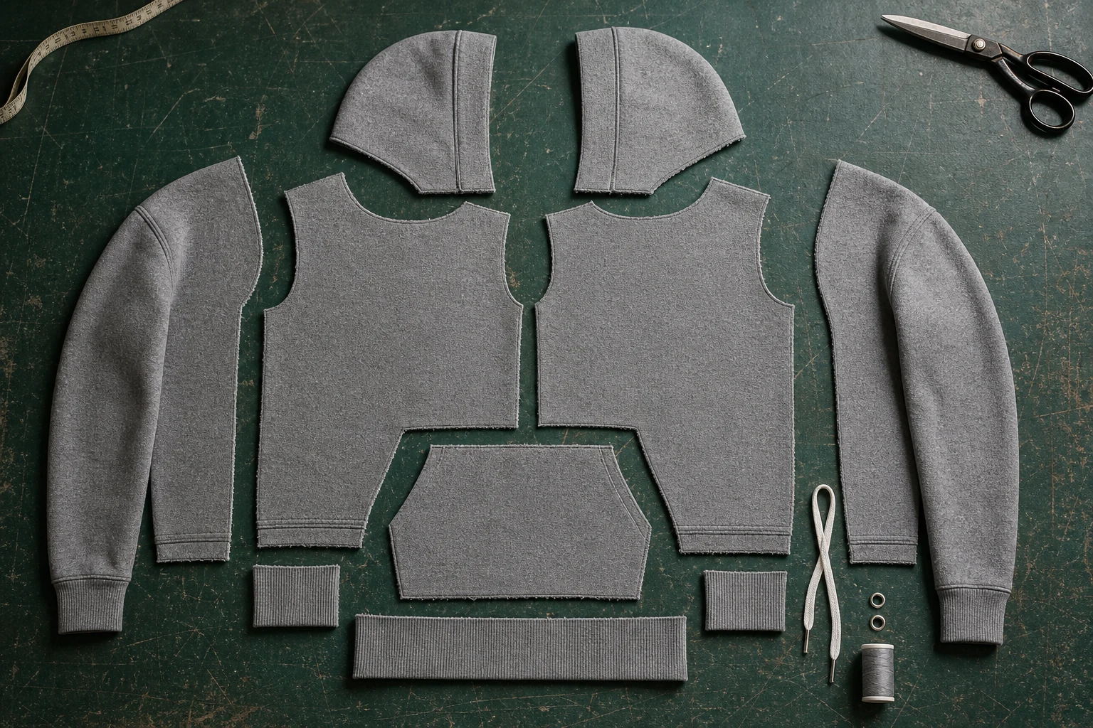 Parts of a Hoodie — and How a Factory Sews Them Together