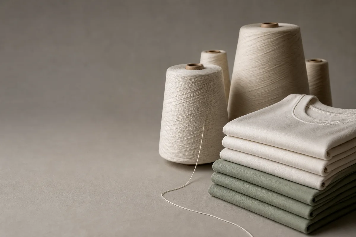 Ring-Spun vs Open-End Cotton: The Yarn Decision Hiding Inside Every T-Shirt