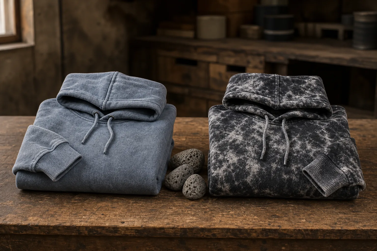 Stone Wash vs Acid Wash: What Actually Happens in the Drum