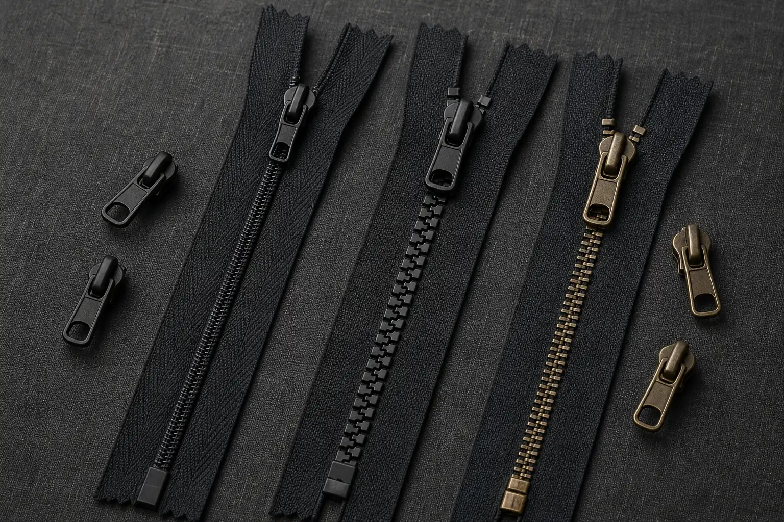 Types of Zippers for Clothing: What Brands Need to Spec